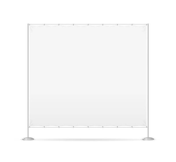 Blank Banner Billet Press Wall. Vector - Vector, imagen