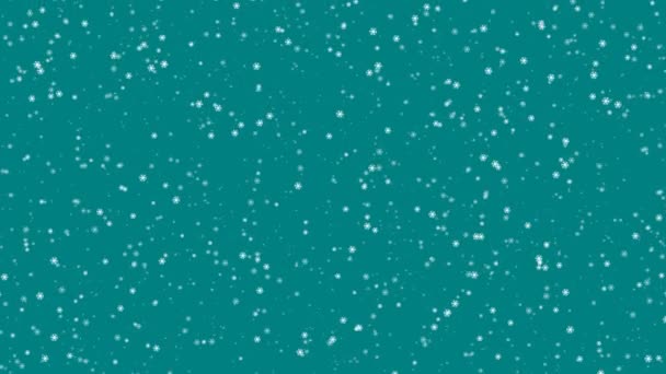 Boże Narodzenie śniegu animacji - Materiał filmowy, wideo