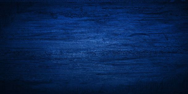 μπλε μαύρο τοίχο ξύλο υφή - Φωτογραφία, εικόνα