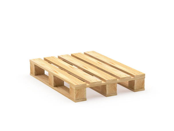 One wooden pallet  - Photo, Image