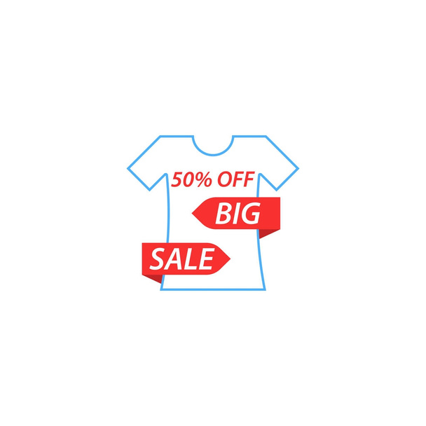 T-shirt is a big sale. Vector illustration . - Vector, Image
