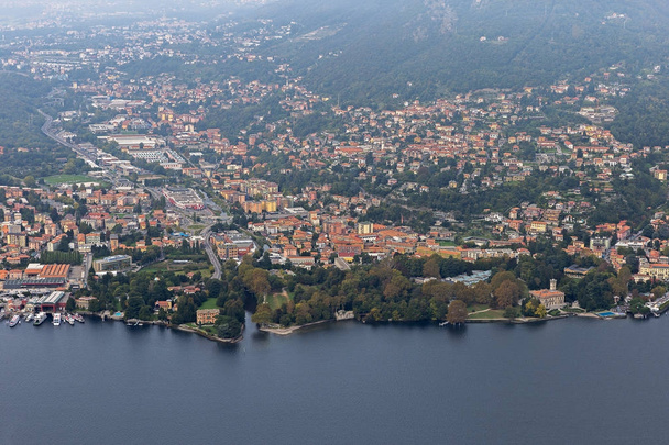 View of the town of Como from Brunate, Italy - Photo, Image