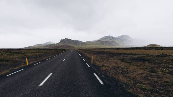 road in landscapes of Iceland  - 写真・画像