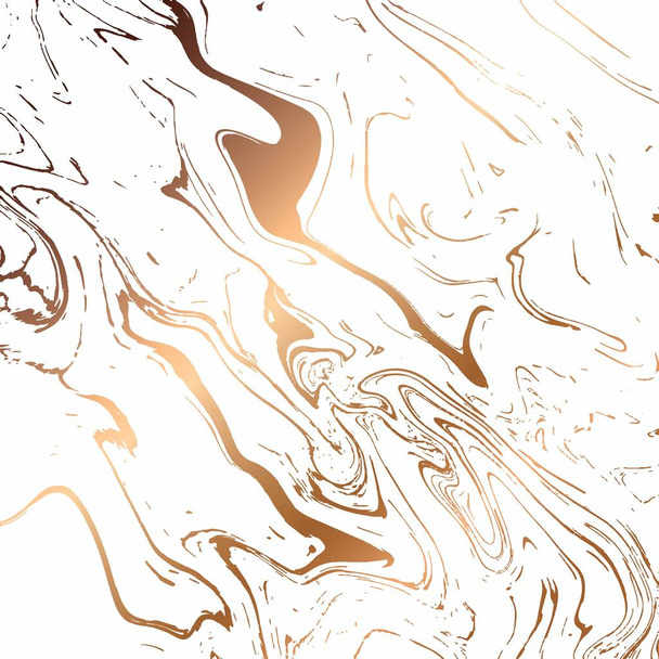 Conception de texture de marbre liquide, surface de marbrage colorée, blanc et or, conception de peinture abstraite dynamique, illustration vectorielle
 - Vecteur, image