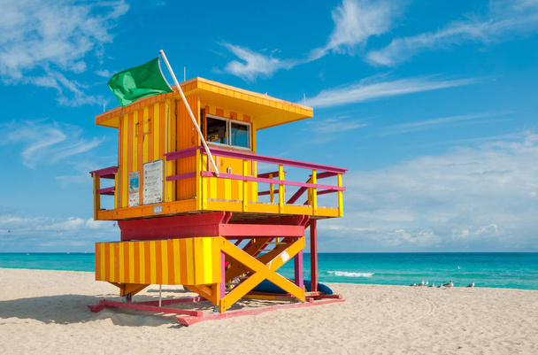 Lifeguard Tower a South Beach, Miami Beach, Florida
 - Foto, immagini