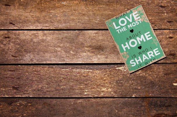 Home  sign closeup on table - 写真・画像