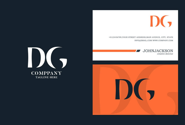 DG Joint Letters Logo - Vector, Image