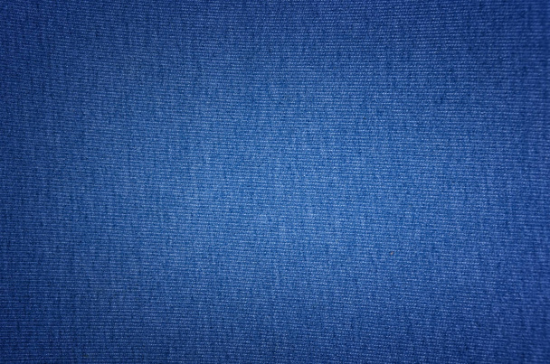 Mavi sorunsuz kumaş doku arka planını yakın çekim  - Fotoğraf, Görsel