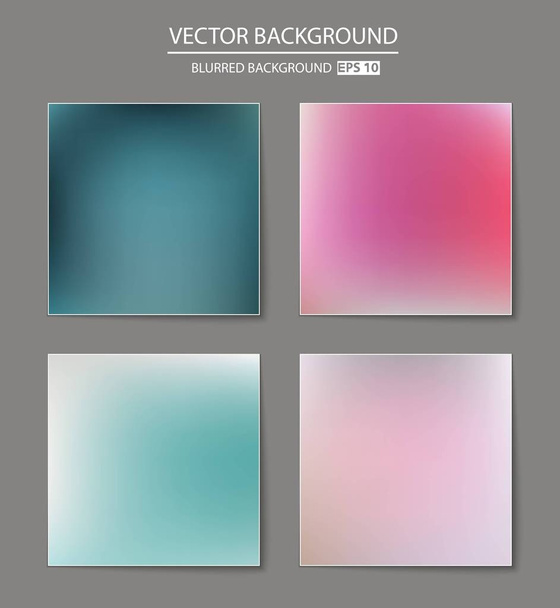 Creative multicolored background set.  - Vector, Image
