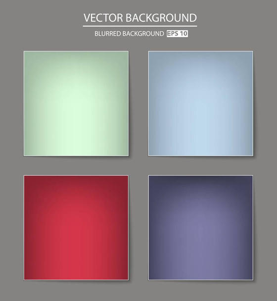 multicolored blurred background set. - Vetor, Imagem