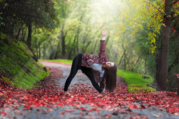 Yoga in nature - Foto, Imagen