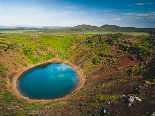 Viti Kráterové jezero  - Fotografie, Obrázek