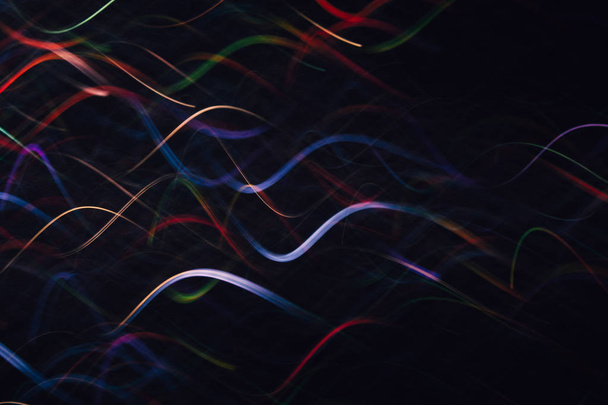 Abstract background of colorful waves in motion - Photo, image