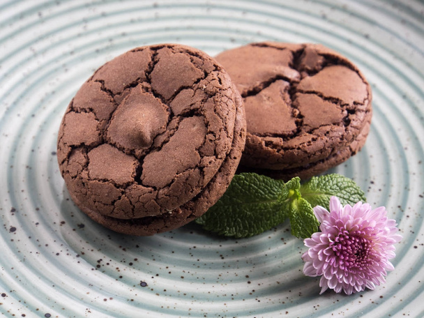 Brookies (Brownie Cookies) - Foto, imagen