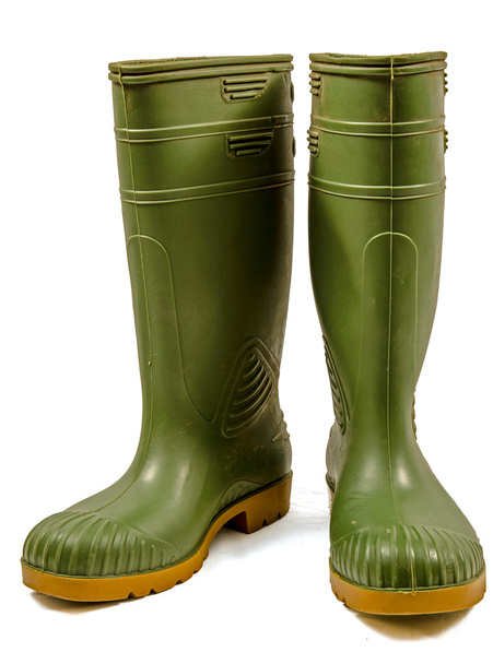 stivali di gomma verde
 - Foto, immagini