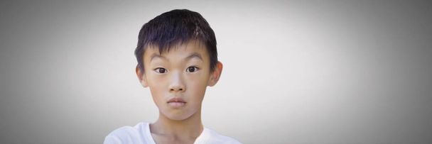 Boy with bewildered stunned expression - Photo, image