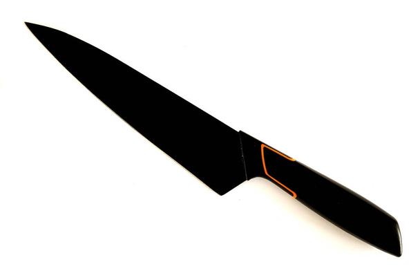 Kitchen knife on white background - Фото, зображення