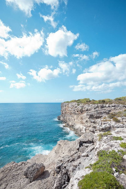 Cliffs around Cala En Turqueta - Minorca - Photo, Image