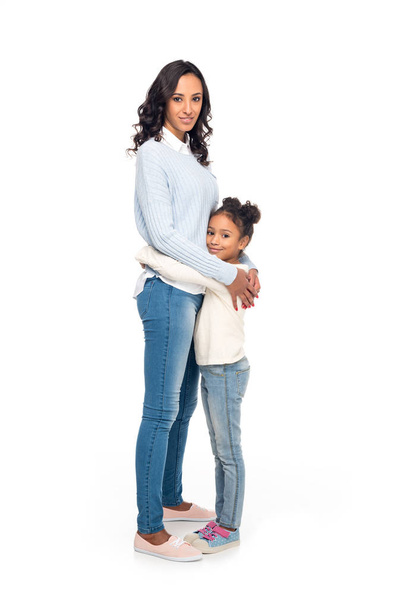 Madre e hija afroamericana
 - Foto, imagen