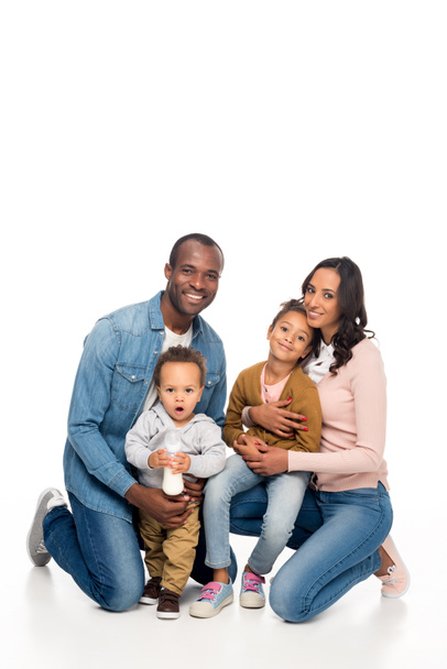 happy african american family  - Фото, зображення
