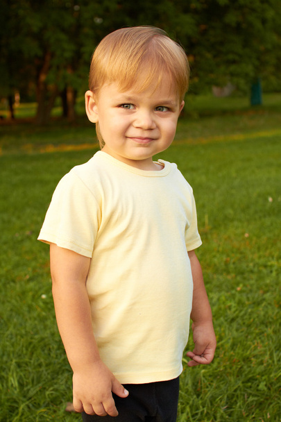 Child on the grass - Valokuva, kuva
