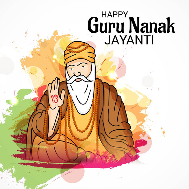 Guru Nanak Jayanti. - Vektor, Bild