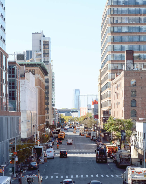 View south down 11th Avenue in Manhattan - Foto, imagen