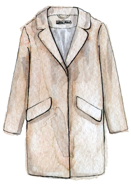 casaco de moda aquarela
 - Foto, Imagem