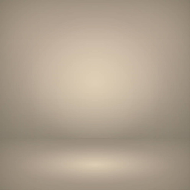 ライト ベージュ (アイボリー) 空のスタジオ ルーム背景、テンプレートのコンテンツや製品の表示のために模擬のベクトル. - ベクター画像