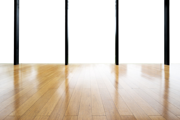 κενό ξύλινο πάτωμα με φόντο - Φωτογραφία, εικόνα