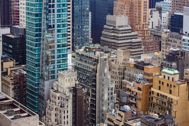 Las calles y techos de Manhattan
 - Foto, imagen