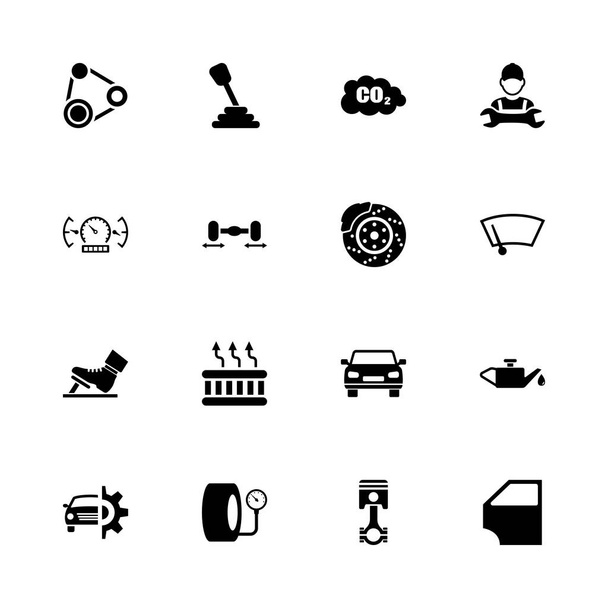 Auto - Flat Vector Icons - Vector, Image