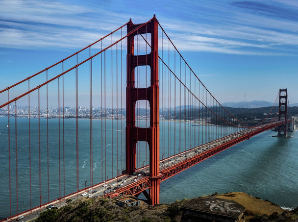 Мост Золотые Ворота в Сан-Франциско
 - Фото, изображение