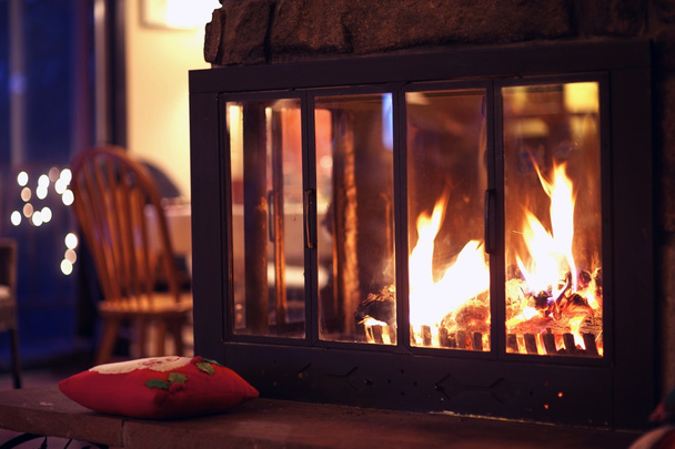 ホット暖炉 - 写真・画像