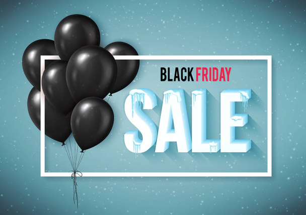 Black Friday sale poster - Vector, Image