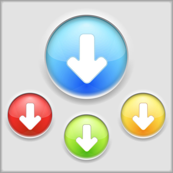Download Button - Vektör, Görsel