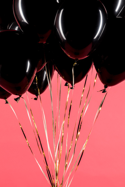 black balloons - Foto, Imagen