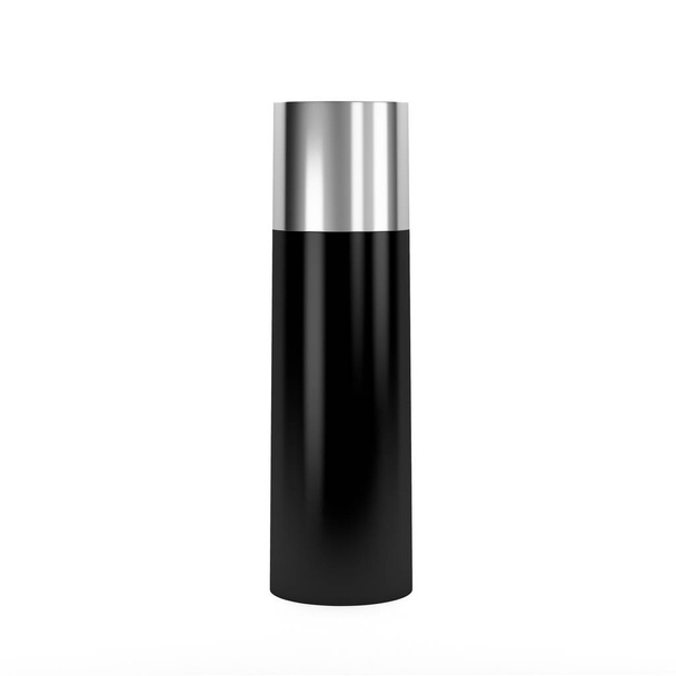 Perfume desodorizante pulverizar modelo Mock Up em fundo branco isolado, ilustração 3D
 - Foto, Imagem