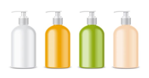 Σαφής μπουκάλια ματ για σαπούνι - Φωτογραφία, εικόνα
