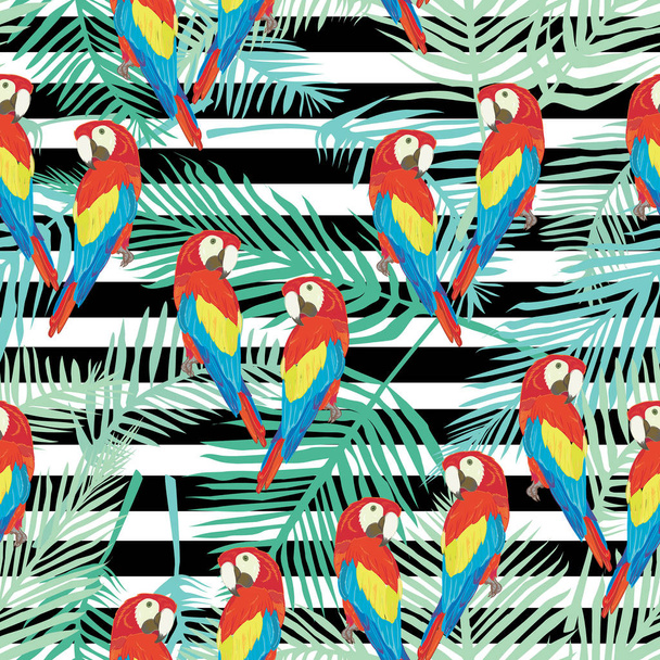 parrot bird, vector, illustration - Вектор,изображение