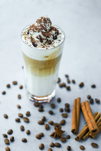 Latte macchiato coffee - Foto, Imagem