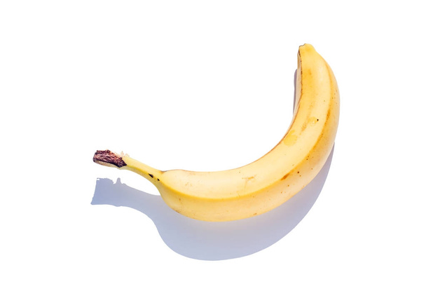 una banana sullo sfondo bianco - Foto, immagini
