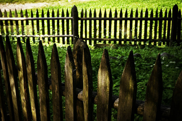 old wooden fence - Foto, Bild