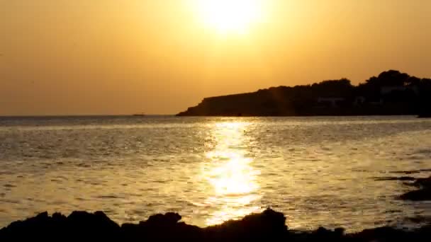pohled na pobřeží v ibiza - Záběry, video