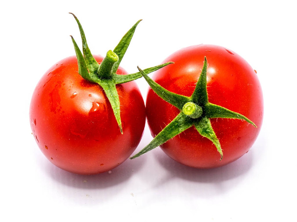 Cherry tomato isolated - Foto, Imagen