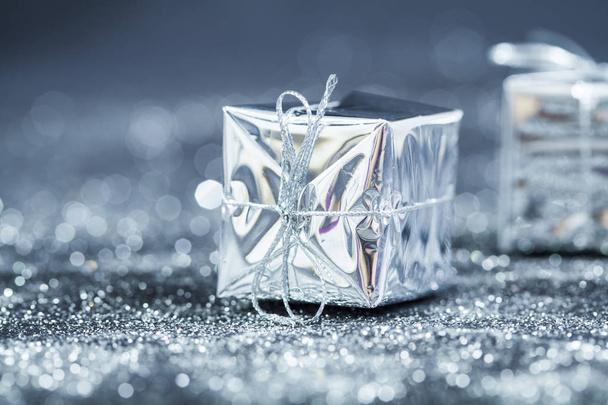 Close up on small Christmas gifts - Fotoğraf, Görsel