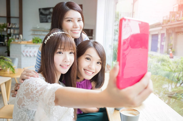 women friends taking  selfie - Photo, Image