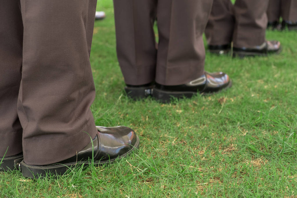 ботинок полицейских
 - Фото, изображение