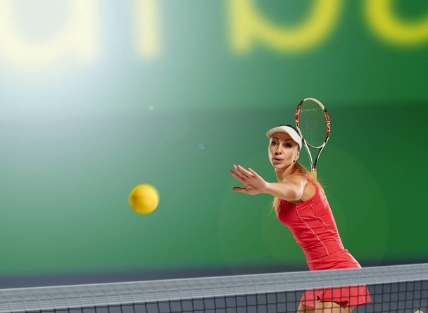 Woman tennis player - Valokuva, kuva