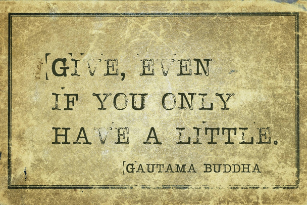 give if you have Buddha - Photo, Image